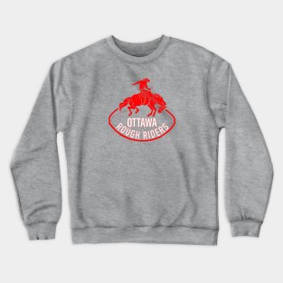 Defunct Rough Riders Canadian Football 1978 Crewneck Sweatshirt